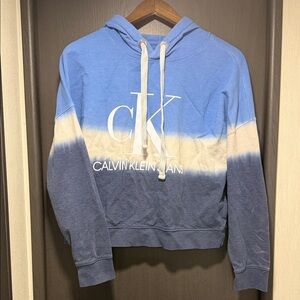 Calvin Klein Men's Gradient Blue Hoodie